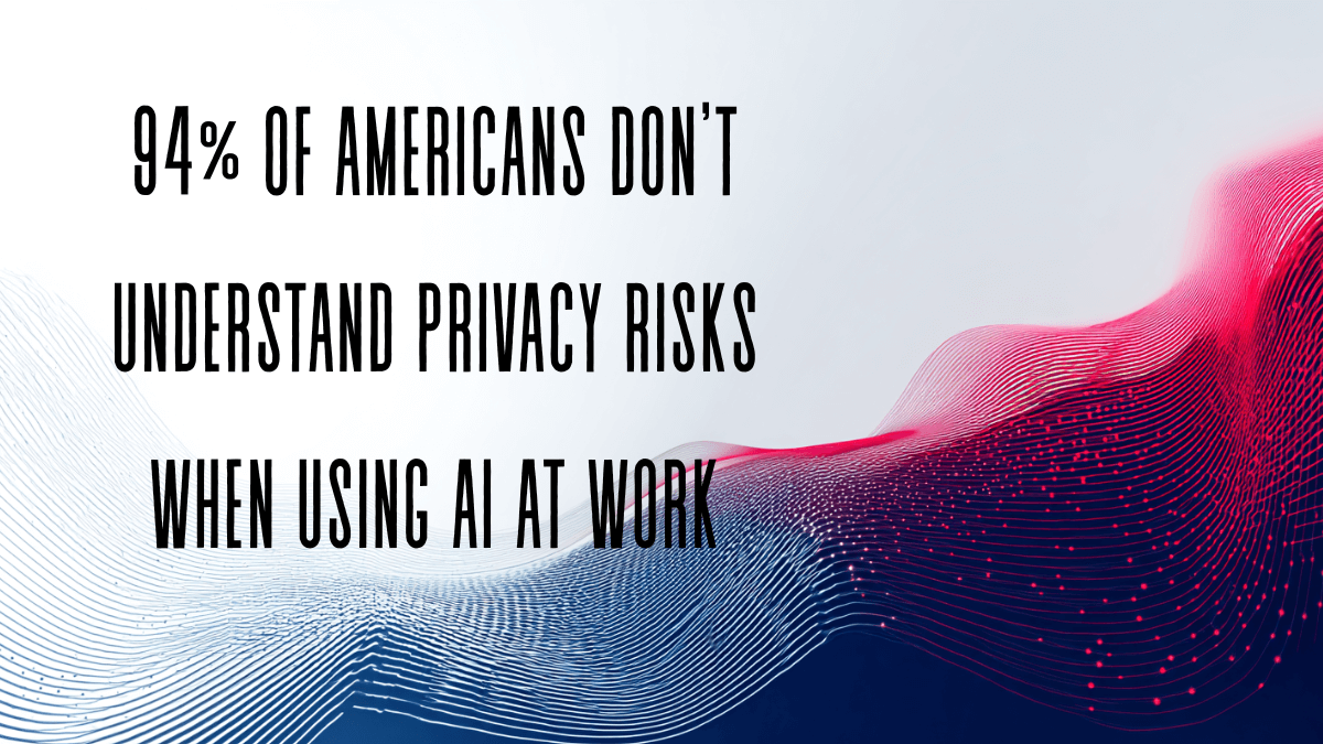 94% of Americans don't understand privacy risks when using AI at work
